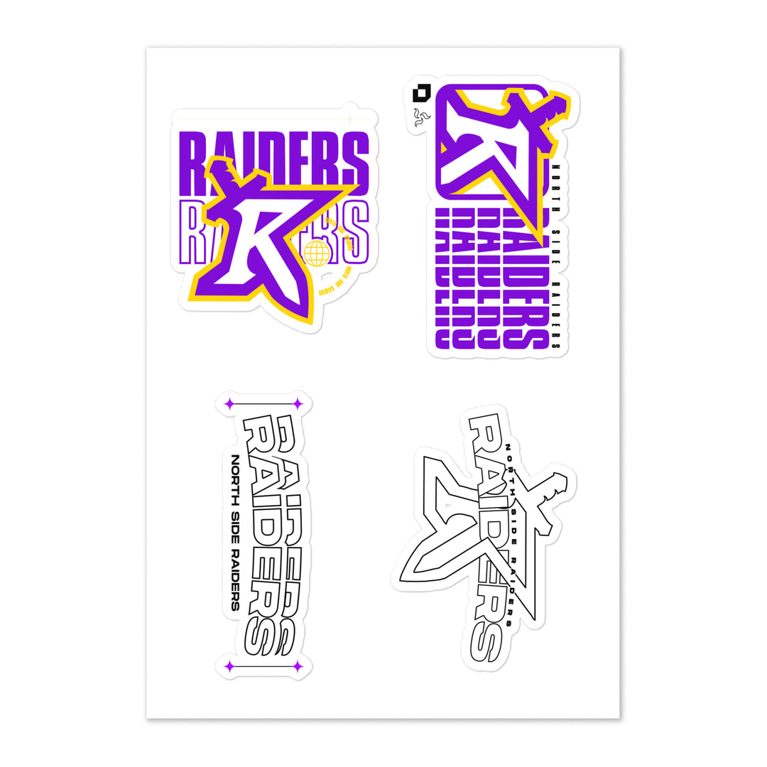 North Side Raiders Sticker sheet